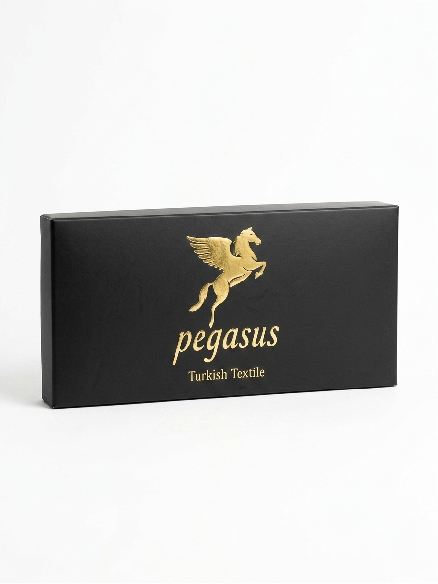 Tie & pocket square — Black & Gold · 7.5 cm