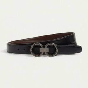 Reversible leather belt — Black & Brown