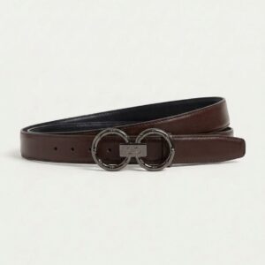Reversible leather belt — Black & Brown