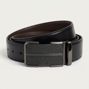 Reversible leather belt — Black & Brown
