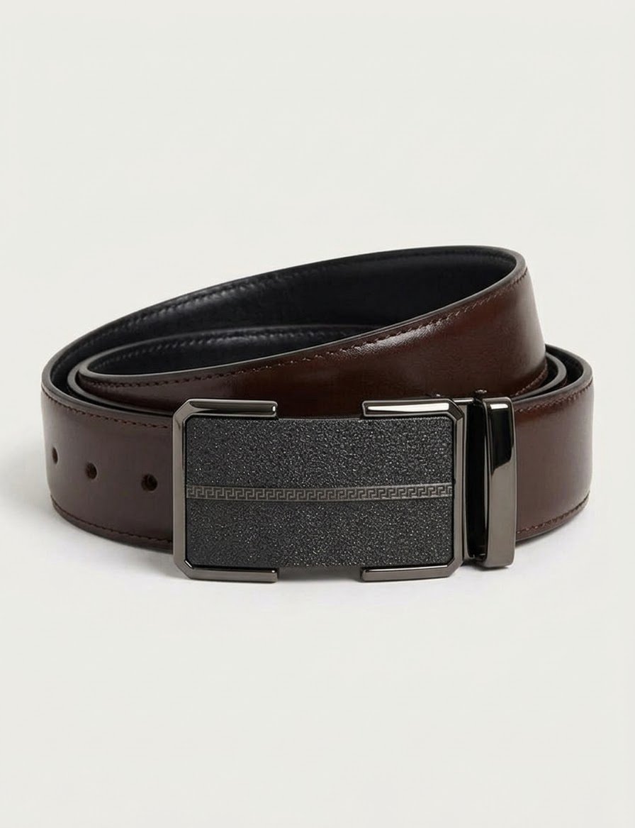 Reversible leather belt — Black & Brown