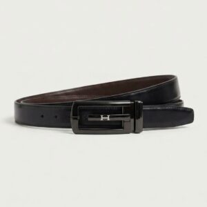 Reversible leather belt — Black & Brown