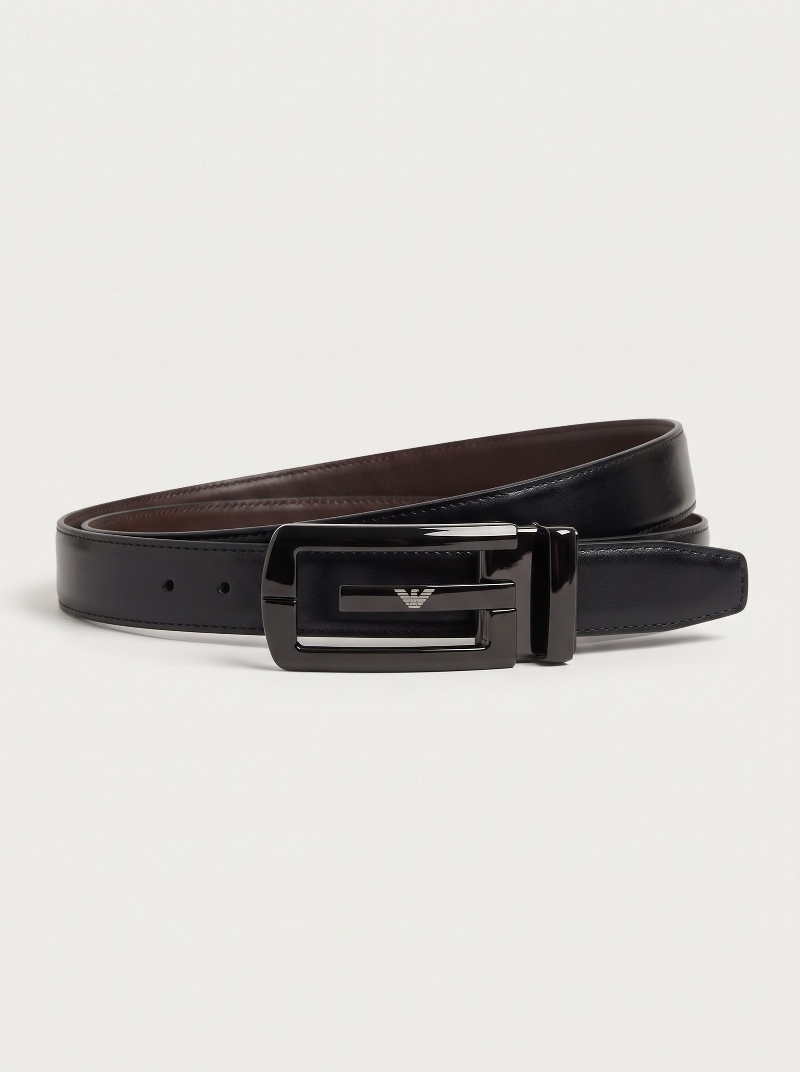 Reversible leather belt — Black & Brown