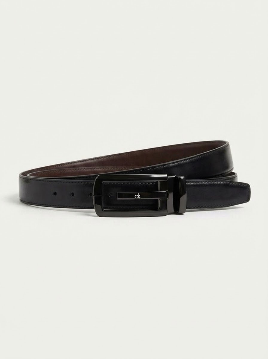 Reversible leather belt — Black & Brown
